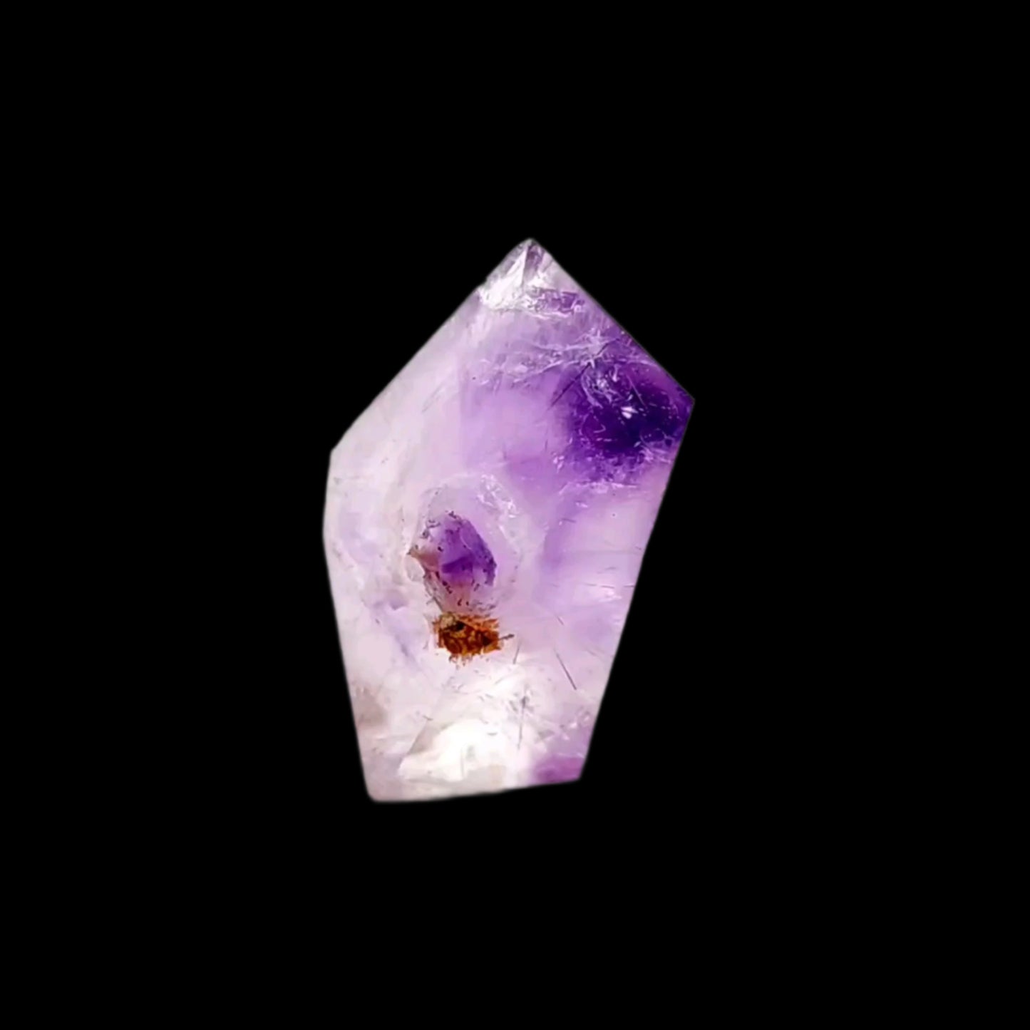 Reiki Infused Amethyst Crystal Point A74