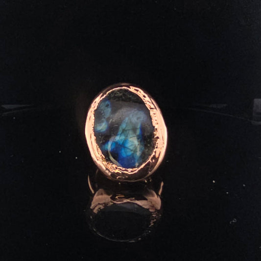 Labradorite Blue Flash Oval Size 8