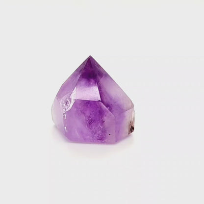 Reiki Infused Amethyst Crystal Point A66