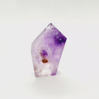 Reiki Infused Amethyst Crystal Point A74