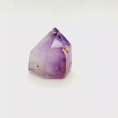 Reiki Infused Amethyst Crystal Point A45