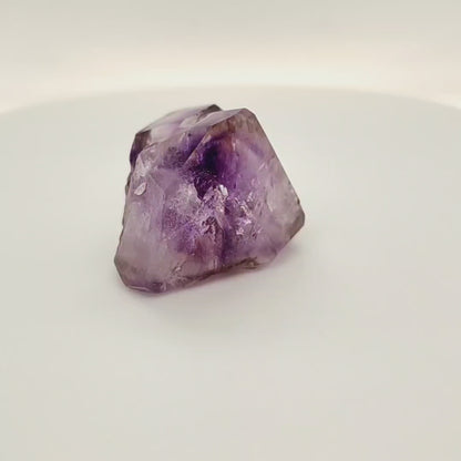 Reiki Infused Amethyst Crystal Point A55