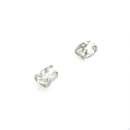 Herkimer Diamond Studs Sterling Silver