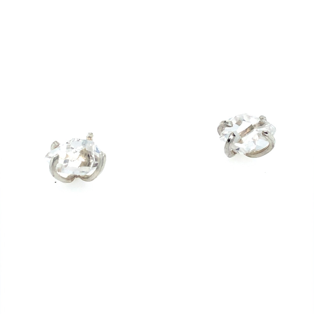Herkimer Diamond Studs Sterling Silver