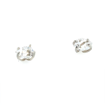 Herkimer Diamond Studs Sterling Silver